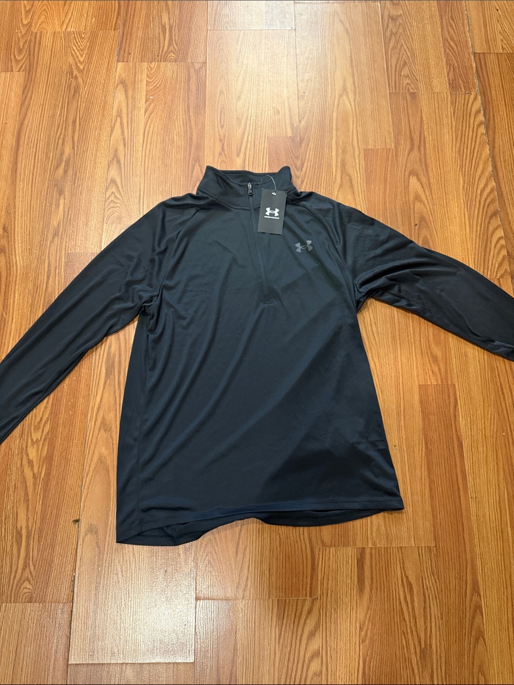 Under Armour Men's Black Half-Zip Performance Pullover